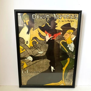 トゥールーズ・ロートレックの「Divan Japanois」の版画、アール