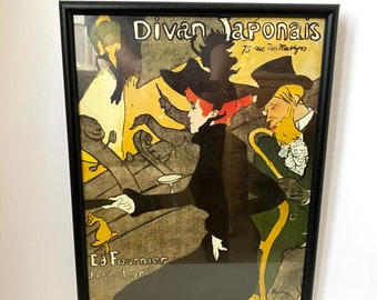 トゥールーズ＝ロートレックDivan Japonaisアール・ヌーヴォー Le Divan Japonais (1892 – 1893) by Henri de Toulouse-Lautrec