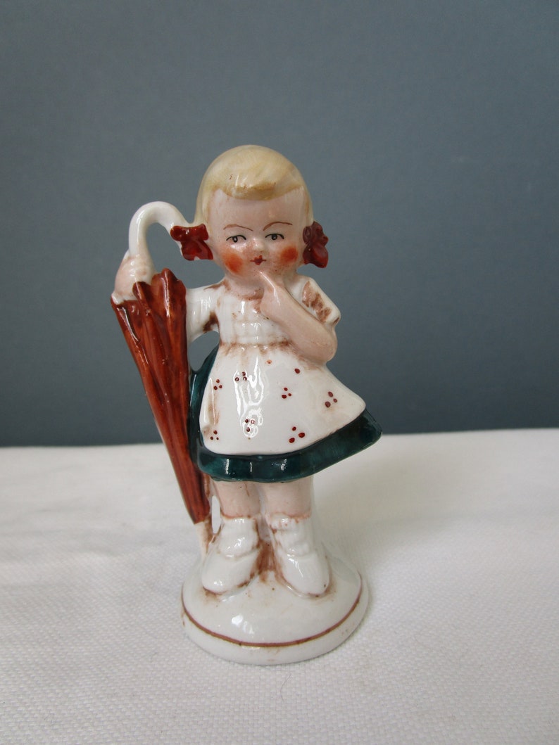 Vintage GERMAN FIGURINE Mid Century German Ceramic Figurine - Etsy