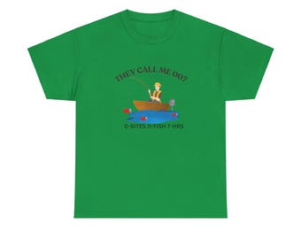 Fishing Buddy Tee, Funny Fishing Dad Gift, Avid Fisherman Shirt, Christmas Gift for Him, Unisex Heavy Cotton T-Shirt, Fishing Lover Apparel