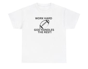 Unisex Heavy Cotton Tee, Football, Highschool Football, Sports Kid, Inspiration, Training football, Son Football