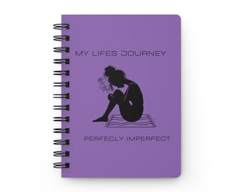 Spiritual Healing Spiral Bound Journal, Life Diary Notebook Private Notes, Meditation Therapy Planner, Gratitude Writing Book, Mindfulness