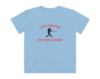 Boys Baseball Player Tee: Youth Sports Shirt