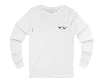 Filthy Maltese Cross long sleeve tee, womens biker tee, women harley, bike week, Daytona Bike week