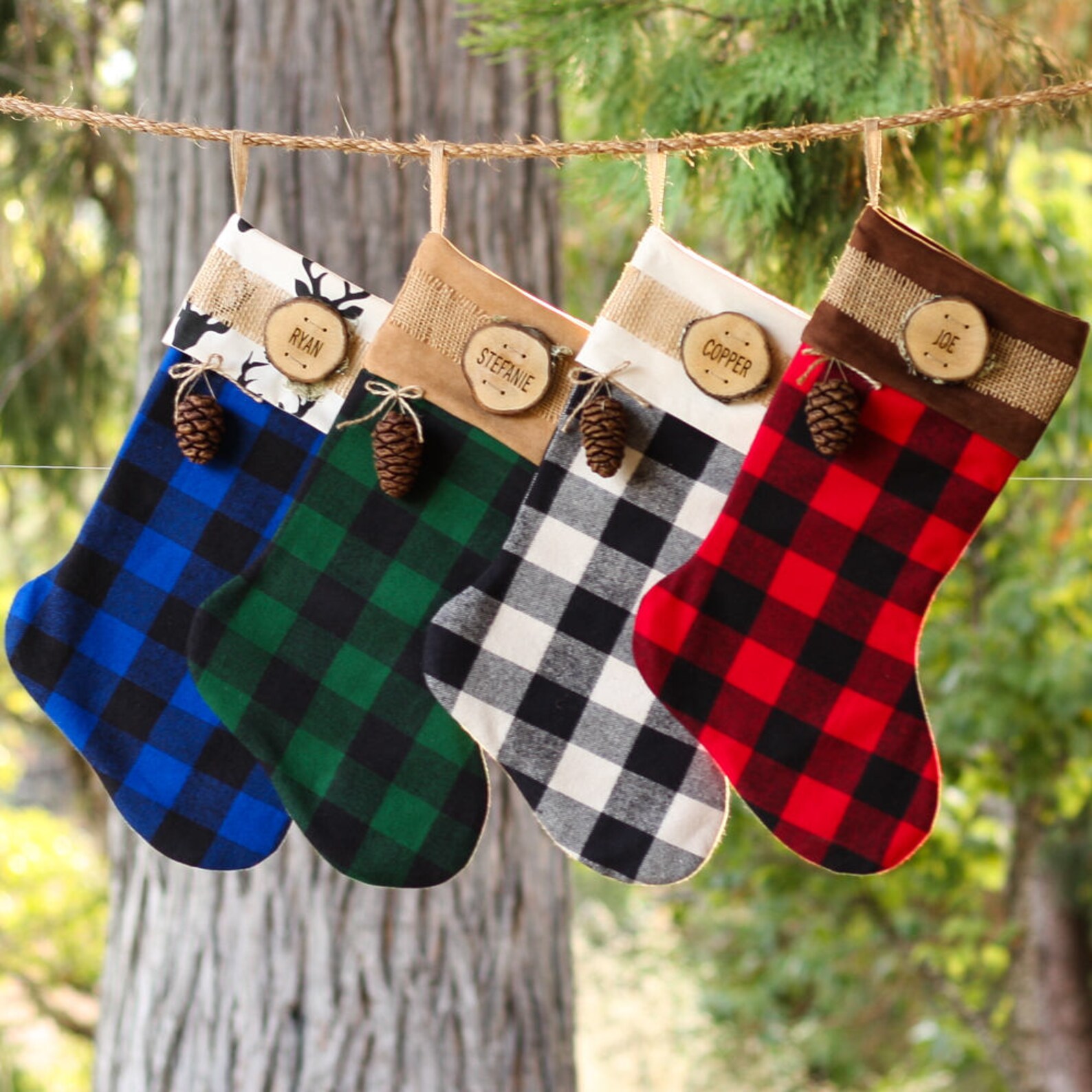 Personalized Christmas Stocking Family Christmas Stockings - Etsy