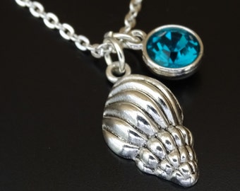 Sea Shell Necklace, Sea Shell Charm, Sea Shell Pendant, Sea Shell Jewelry, Seashell Necklace, Seashell Charm, Seashell Pendant, Nautical