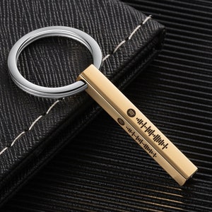 Amigos para Regalos hogar Cocosity Llavero Colgante Regalo Familia Llavero de Trompeta con Estilo de Moda Anillo decoraci/ón
