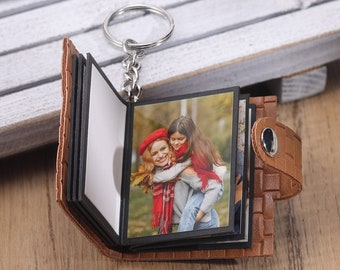 Tailored Memory Mini Photo Album Keychain