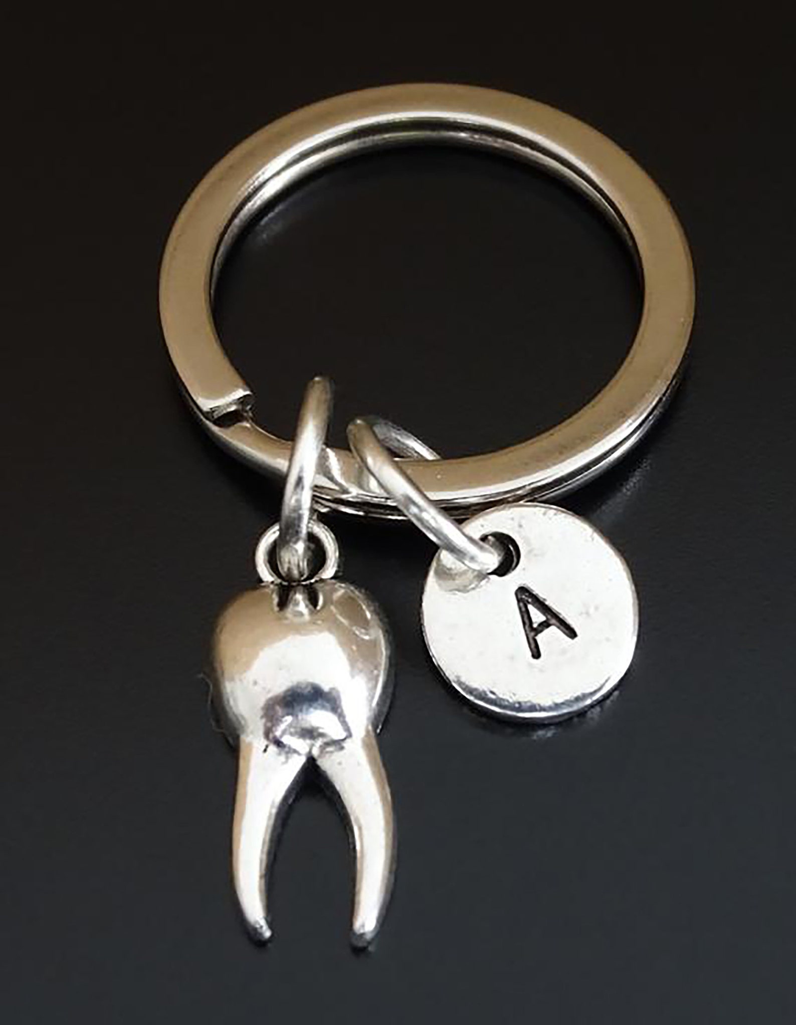 Tooth Keychain Tooth Charm Tooth Pentant Tooth Key Chain Etsy