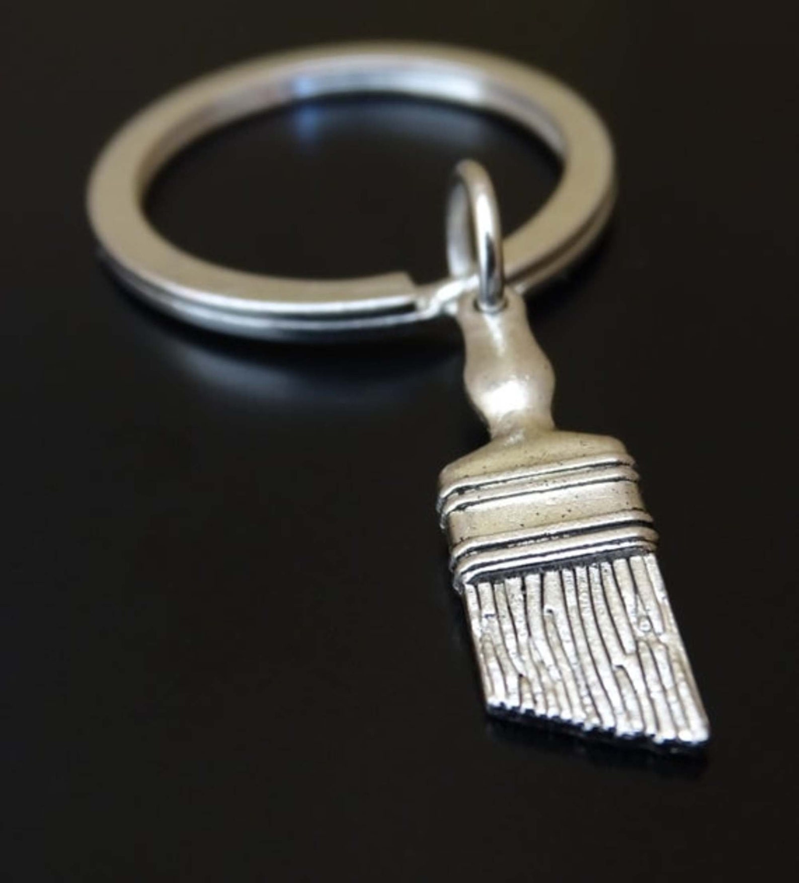 Paint Brush Keychain Paint Brush Pendant Paint Brush Charm Etsy