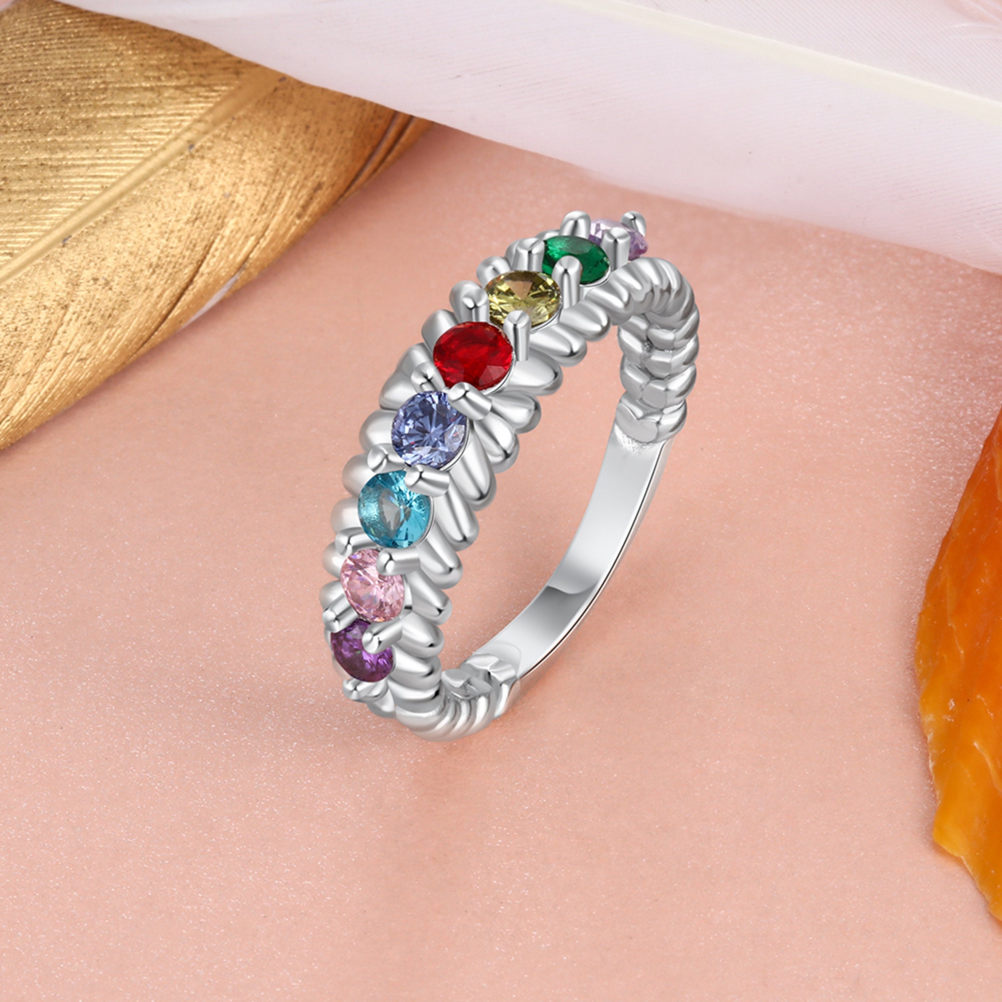 Family rings 2024 8 stones