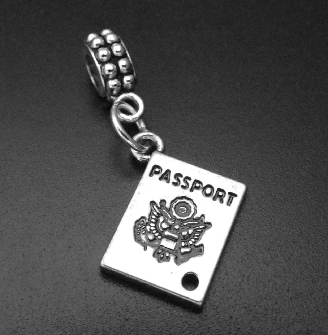 Passport Charm fits European and Brand Bracelets Passport Etsy