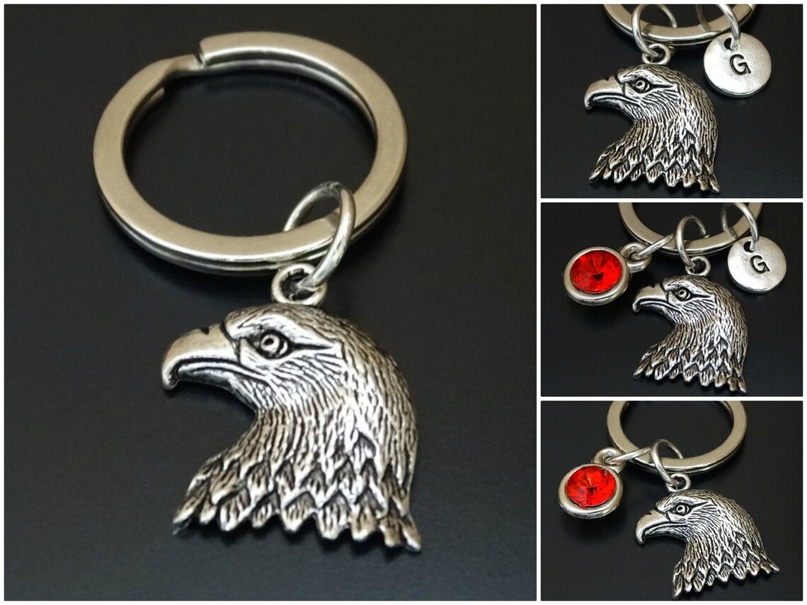 Eagle Keychain Eagle Pendant Eagle Charm Eagle Key Chain Etsy