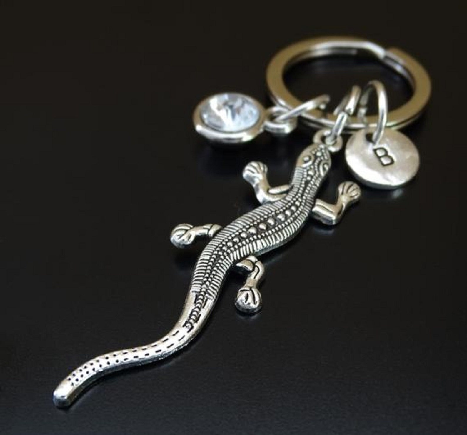 Lizard Keychain Lizard Pendant Lizard Charm Lizard Key Etsy