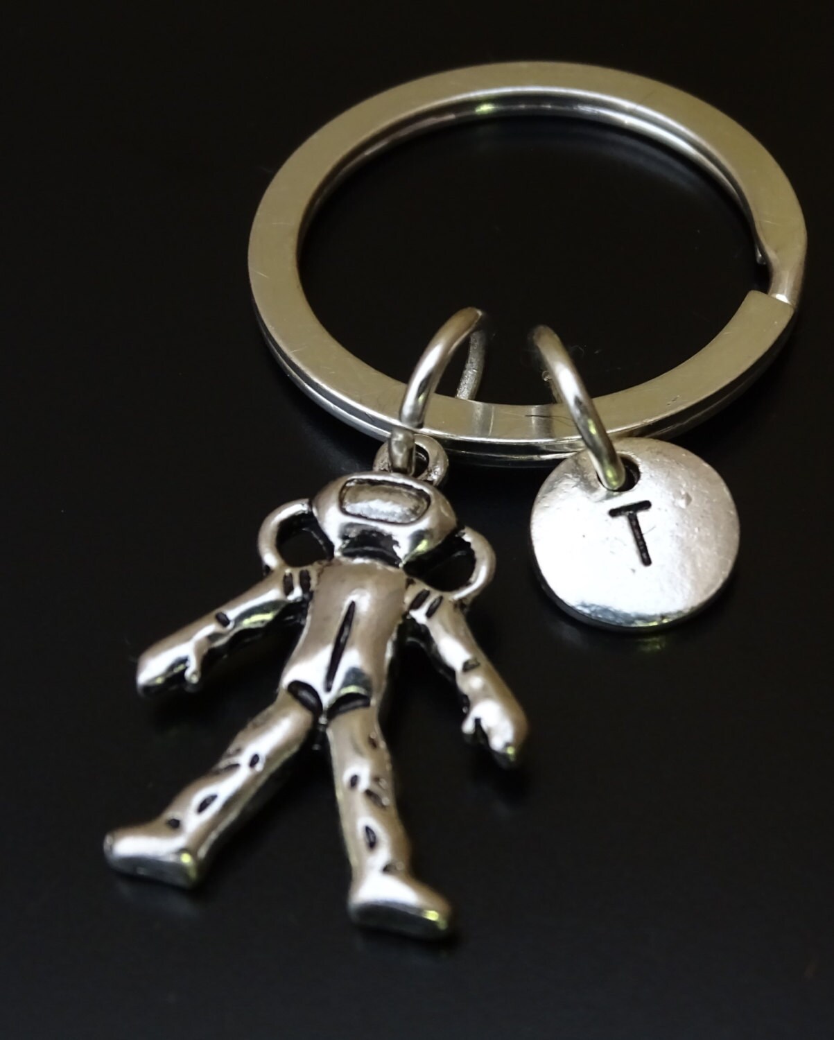Scuba Diver Keychain Custom Keychain Custom Key Ring Scuba Etsy