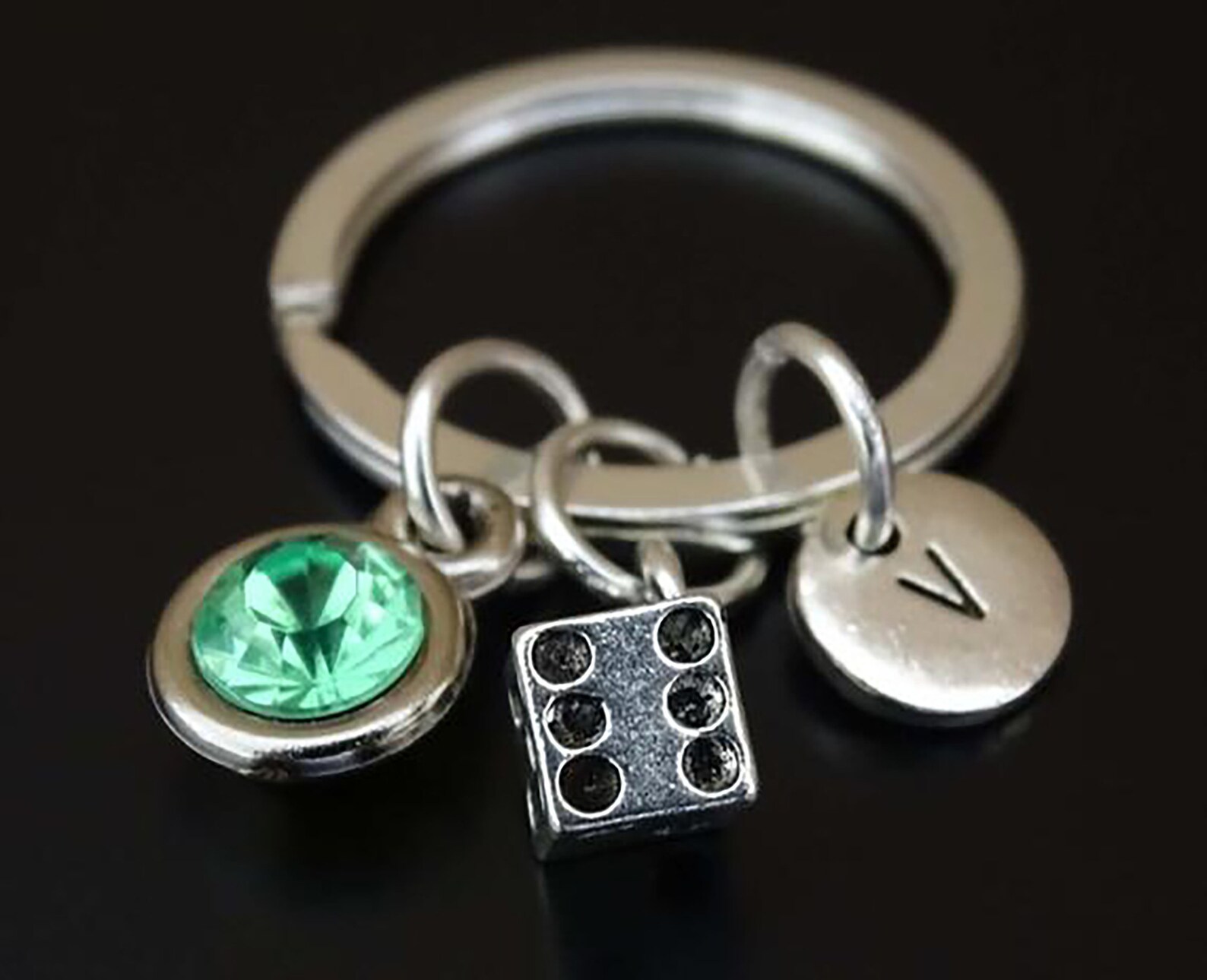 Cube Keychain Cube Charm Cube Pendant Cube Key Chain Etsy