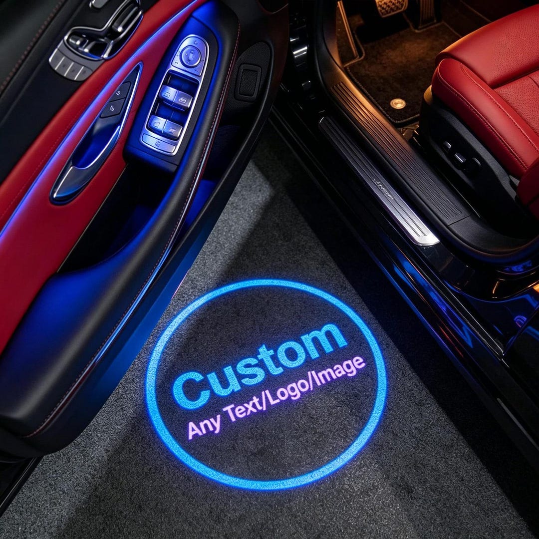 Photo Car Door Light, Personalized Car Projector, Custom Drive Safe ...