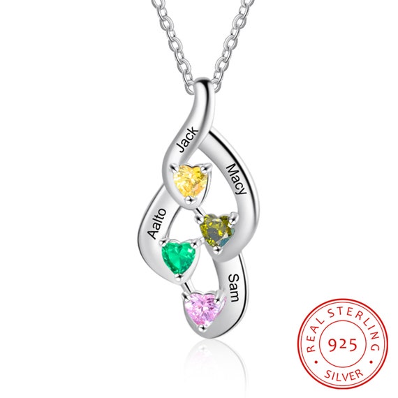 Birthstone & Diamond Necklace