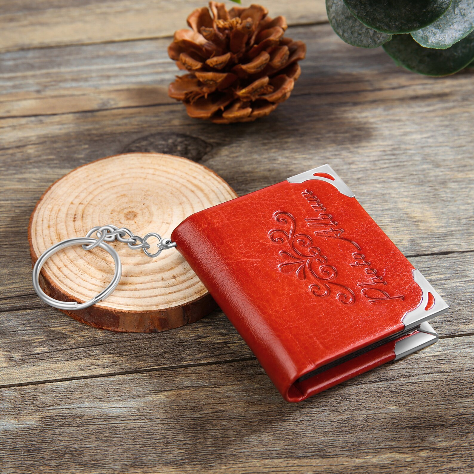 Personalized Mini Photo Album Keychain 5 or 10 Photos Small Etsy