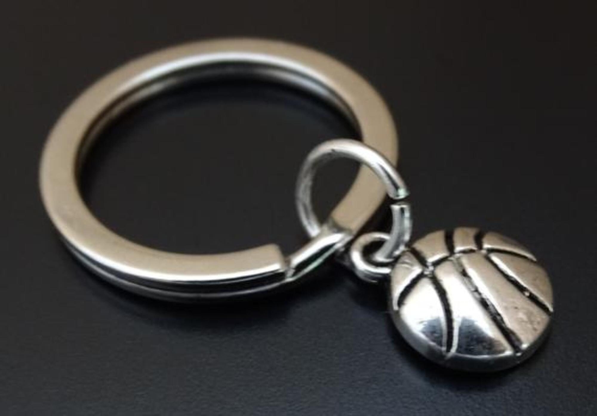 Basketball Keychain Basketball Pendant Basketball Charm Etsy