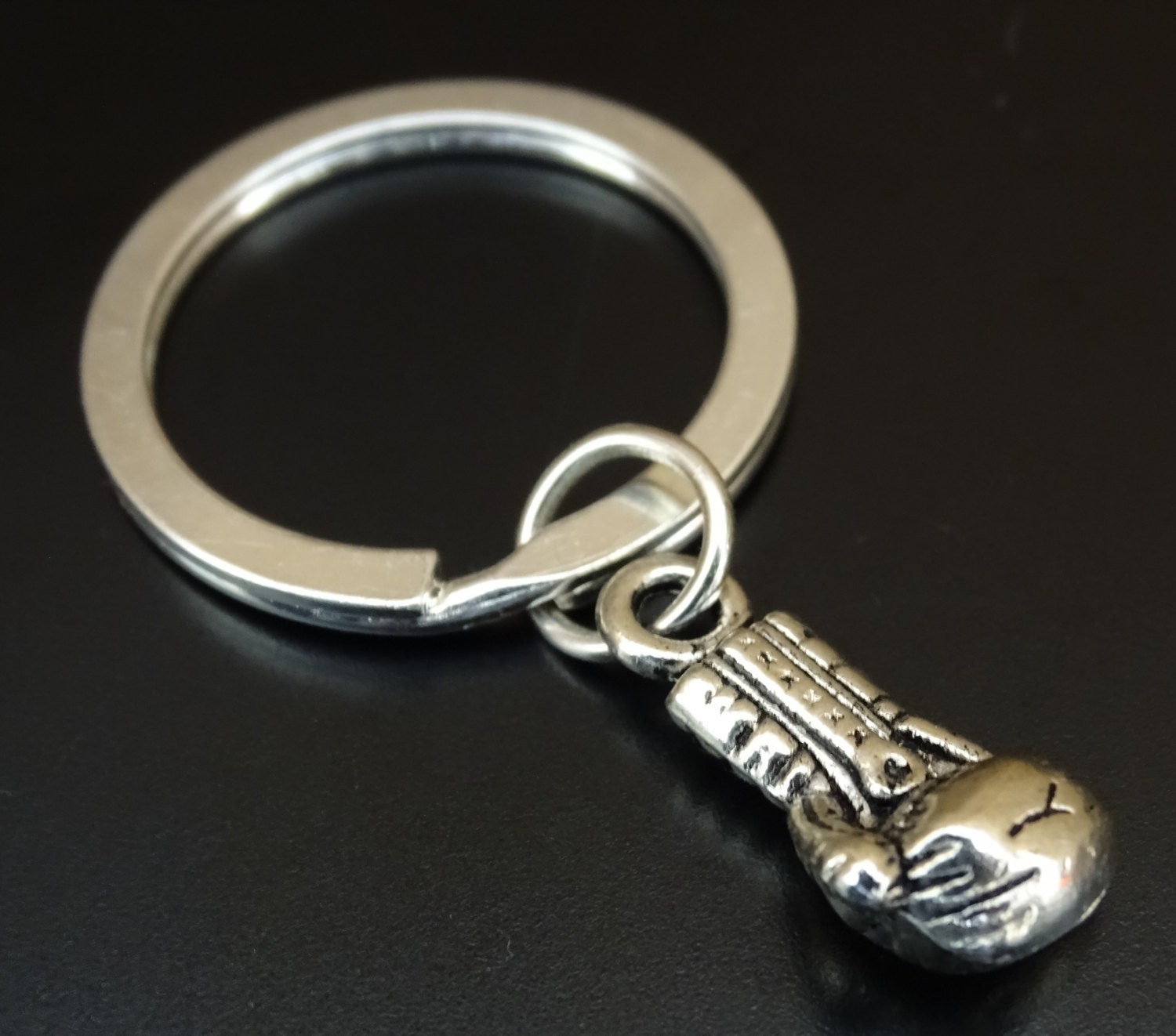 Boxing Glove Keychain Custom Keychain Custom Key Ring Etsy
