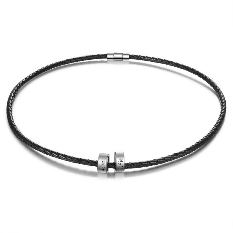 Mens Name Necklace Fathers Day Necklace Personalized Etsy