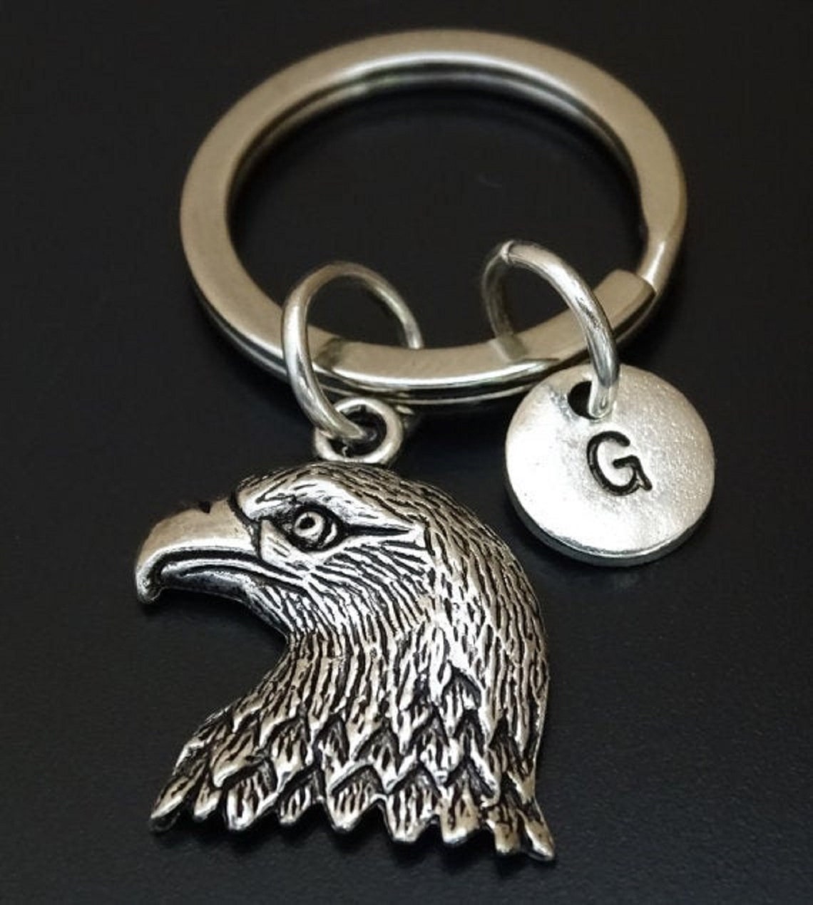 Eagle Keychain Eagle Pendant Eagle Charm Eagle Key Chain Etsy