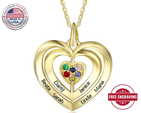 Engraved Moms Necklace 