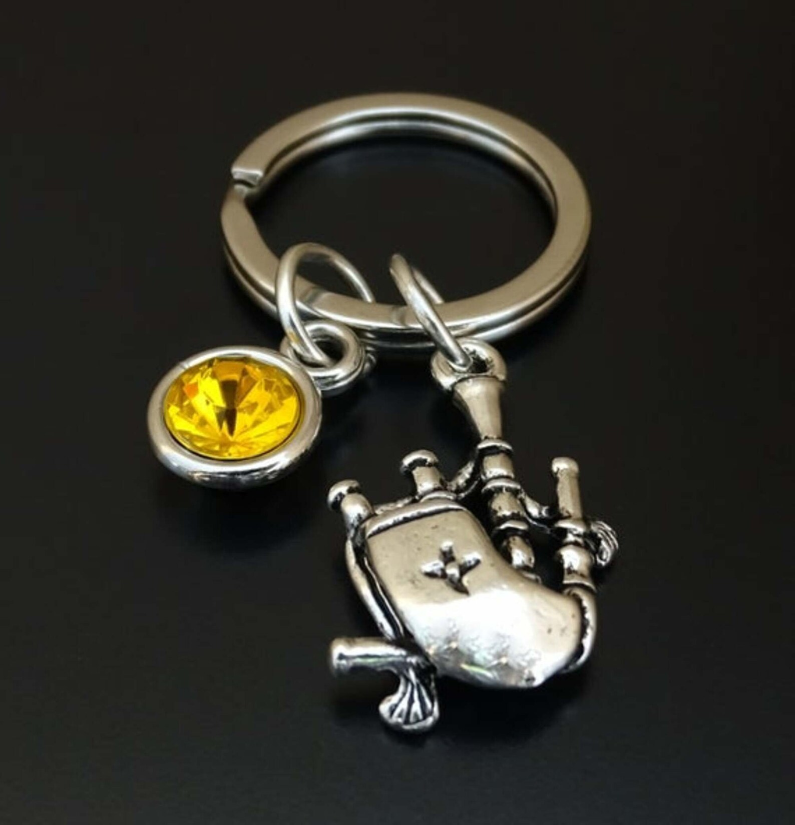 Bagpipes Keychain Bagpipes Pendant Bagpipes Charm Etsy