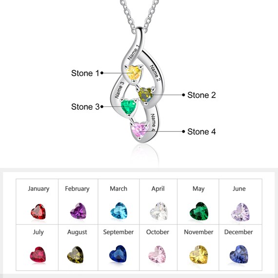 3/4 Carat TW Genuine June Moon Stone birthstone Hourglass Pendant Necklace  - Tooth Fairy Pixie Dust Gift 925 Sterling Silver - GPD61204MS