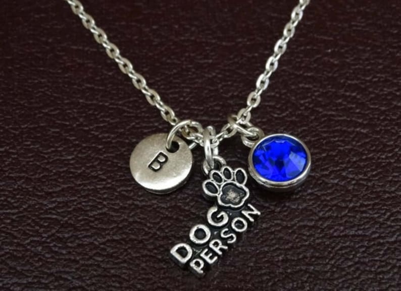 Dog Person Jewelry Dog Mom Necklace Dog Person Charm Dog Grandma Jewelry Dog Person Pendant Dow Paw Necklace Dog Person Necklace