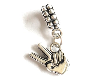 Pukido s 50pcs 10x9mm Antique Silver Peace Charm Beads Fits European Charm Bracelet J0074 Pukido s 50pcs 10x9mm Antique Silver Peace Charm Beads Fits European Charm Bracelet J0074