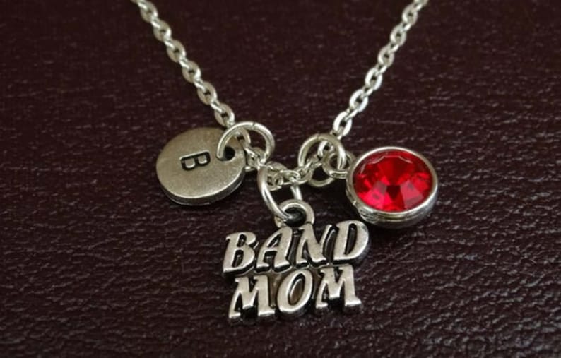 Musician Mom Gift Marching Band Necklace Band Mom Pendant Band Mom Charm Band Mom Jewelry Band Mom Necklace Silver Band Mom Gift