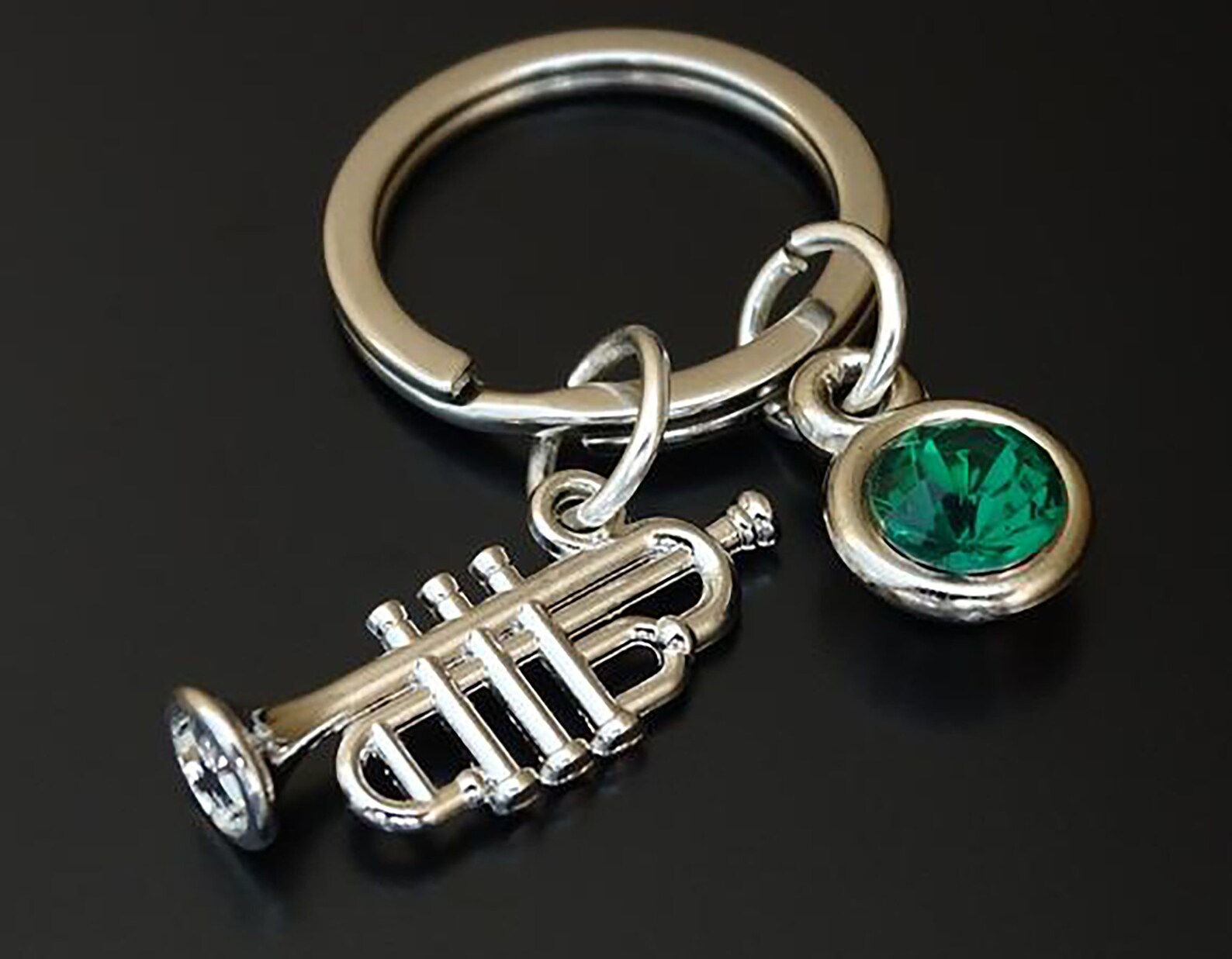 Trumpet Keychain Trumpet Charm Trumpet Pendant Trumpet Etsy