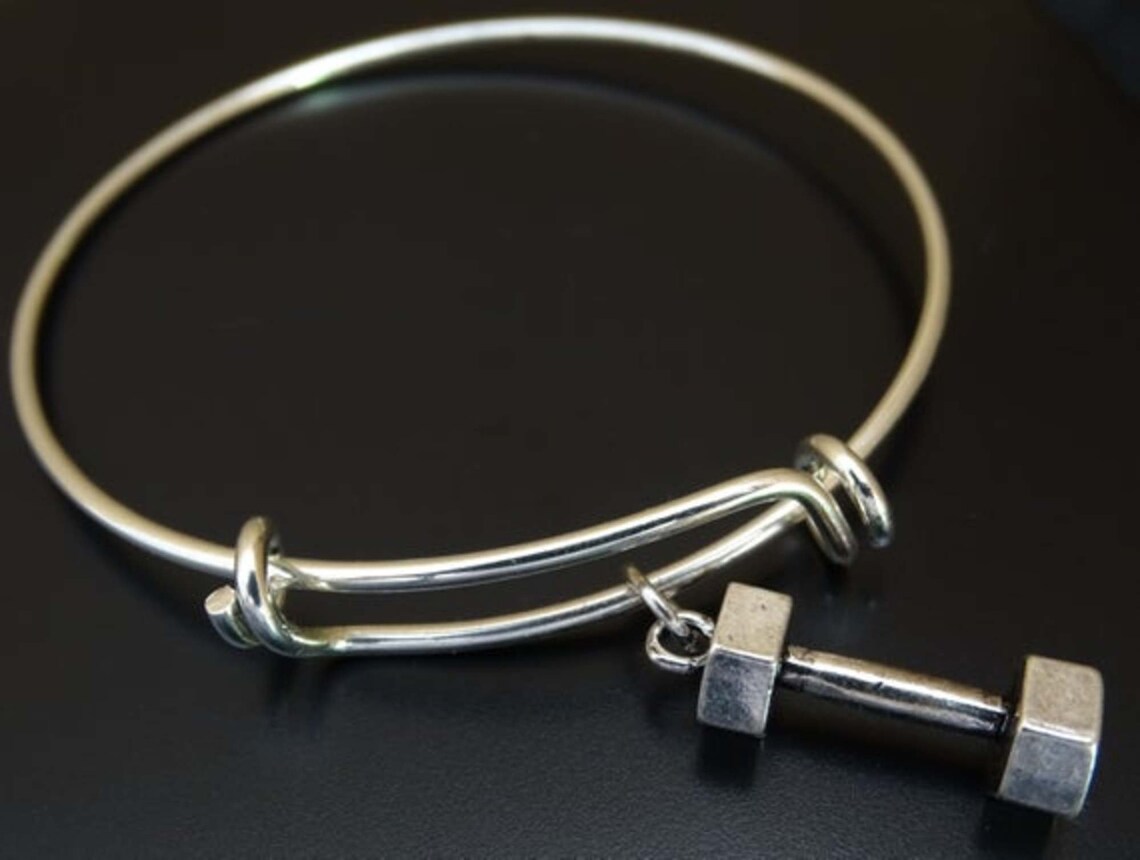 Barbell Bracelet Barbell Charm Barbell Pendant Barbell Etsy