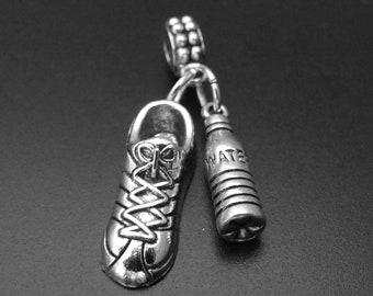 Details about   New Polished Rhodium Plated 925 Sterling Silver Marathon Runner Charm Pendant