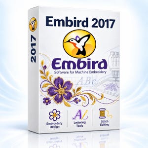 Embird 2017 Embroidery Software | Lifetime License - Instant Download