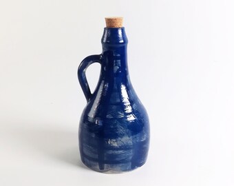 Ceramic olive oil and vinegar stoneware bottle, 300ml