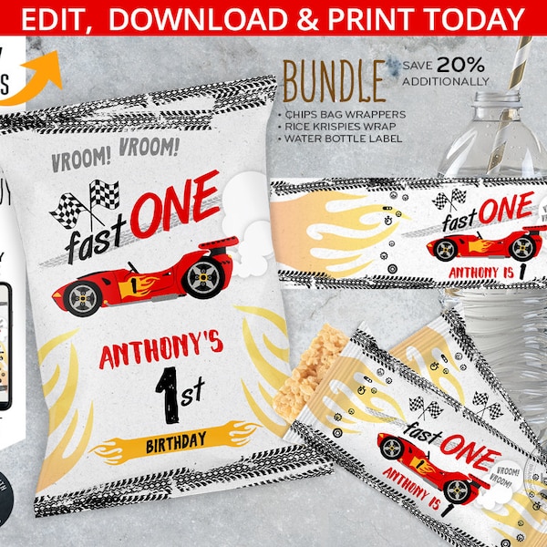 Race Car First Birthday Suit - Etsy