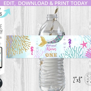 Kids Water Bottles Sublimation Design Template Mermaid Design Digital  Download PNG Inst DIGITAL Only Rts Tumblers Tamara 