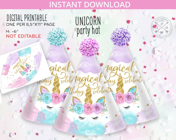 Unicorn Party Magical Celebration Party Kids Paper