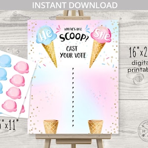 IJs gender reveal babyshower wat is de primeur hij of zij heeft jouw stem uitgebracht. NIET BEWERKBAAR. 163 HPA 09 A