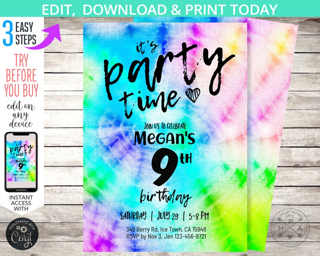 SHEIN Privé Abo a pieghe stampato in tintura tie-dye per San