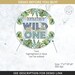 Jungle Wild One Charger Plate Label, Personalized Cover. Safari Animals ...