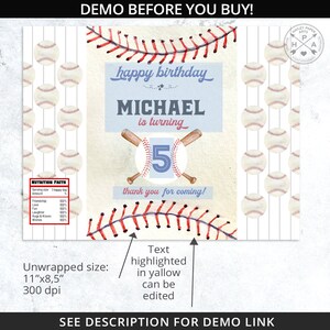 Baseball Birthday Party Pack, MEGA BUNDLE, Chips Bags, Juice, Krispies ...