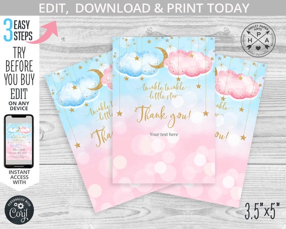 Funmemoir Striscione Per Primo Compleanno Gemelli - Twinkle Twinkle Little Star How Wonderful You Both Are - Multicolore, Standard