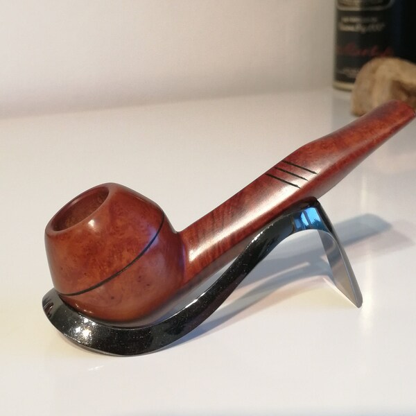 Double Chamber Tobacco Pipe With Lids – Includes 5 Screens & Poker – Handmade In USA