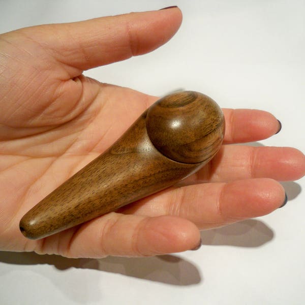 Wooden MINI pipe, walnut wood, made to order, smoking pipe, lidded pipe, pocket pipe, wood smoking pipe, pipes with lid