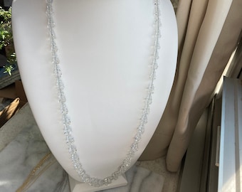 Vintage Crystal Bead Necklace, JushShop