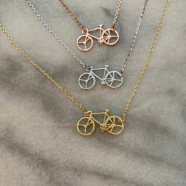 Bike Necklace // Bicycle Necklace, Jushshop, JushShop